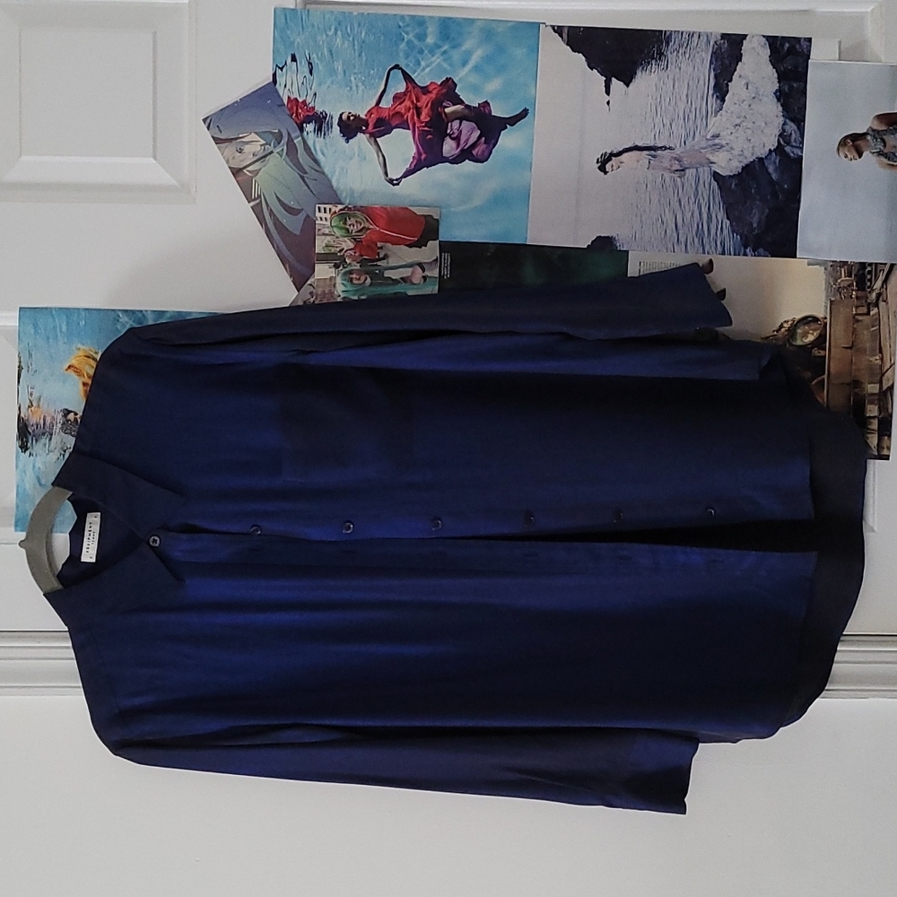 Equipment Femme Metallic Button Up Shirt